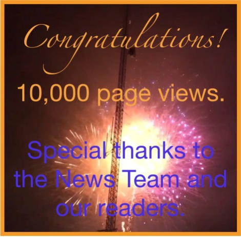 On August 2, 2017 the Publication celebrated it's 10,000th page view. 9,229 pages views were received on the Publication's old site. And as of 8 pm on August 2nd, 764 page views had been received on the new site for a total 9,993 total page views. Shortly thereafter, the 10,000th page view was reached. As founder and Editor-In-Chief, I wish to express my heartfelt thanks and appreciation to the Jubilee News Team for your dedication in providing "the news." And to all of the Publication's readers, especially to those who read AND share the articles with others, the News Team and I owe you our gratitude. This milestone was reached because of you! Thank you. Jubilee News-A WHEN MEN SPEAK Publication. You made us popular. Now, it's our turn to make you proud! Appreciatively, James W. Falcon Founder & Editor-In-Chief, Jubilee News-A WHEN MEN SPEAK Publication